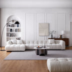 Ensemble sectionnel Boba Cream Leathaire