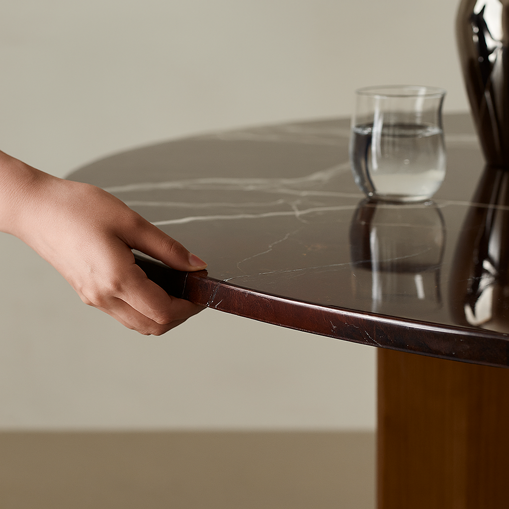 Table à manger ronde Liesl