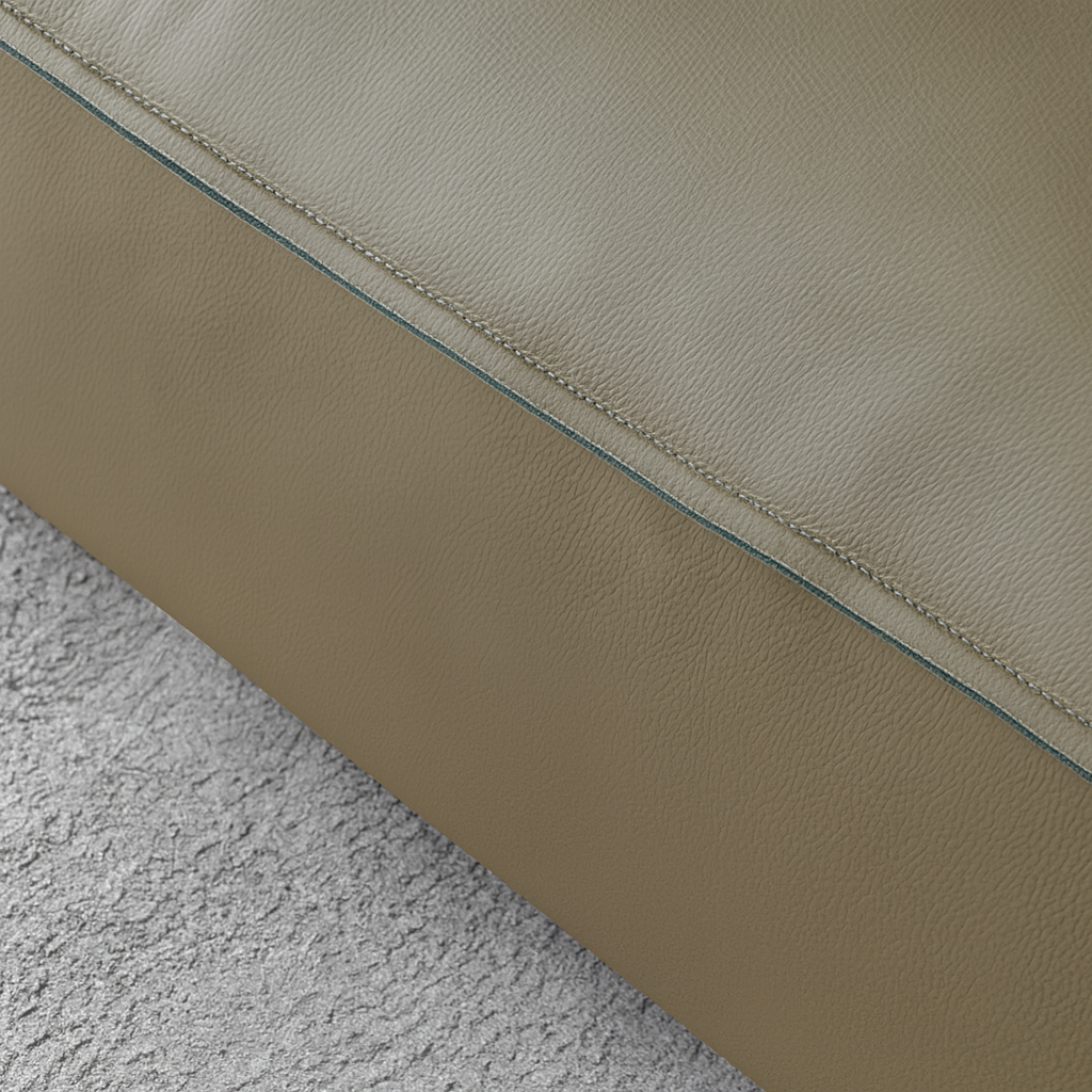 Canapé inclinable électrique Elara en cuir pleine fleur