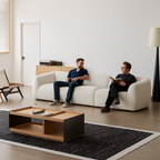 Canapé Boucle Crème Snuggle Cloud