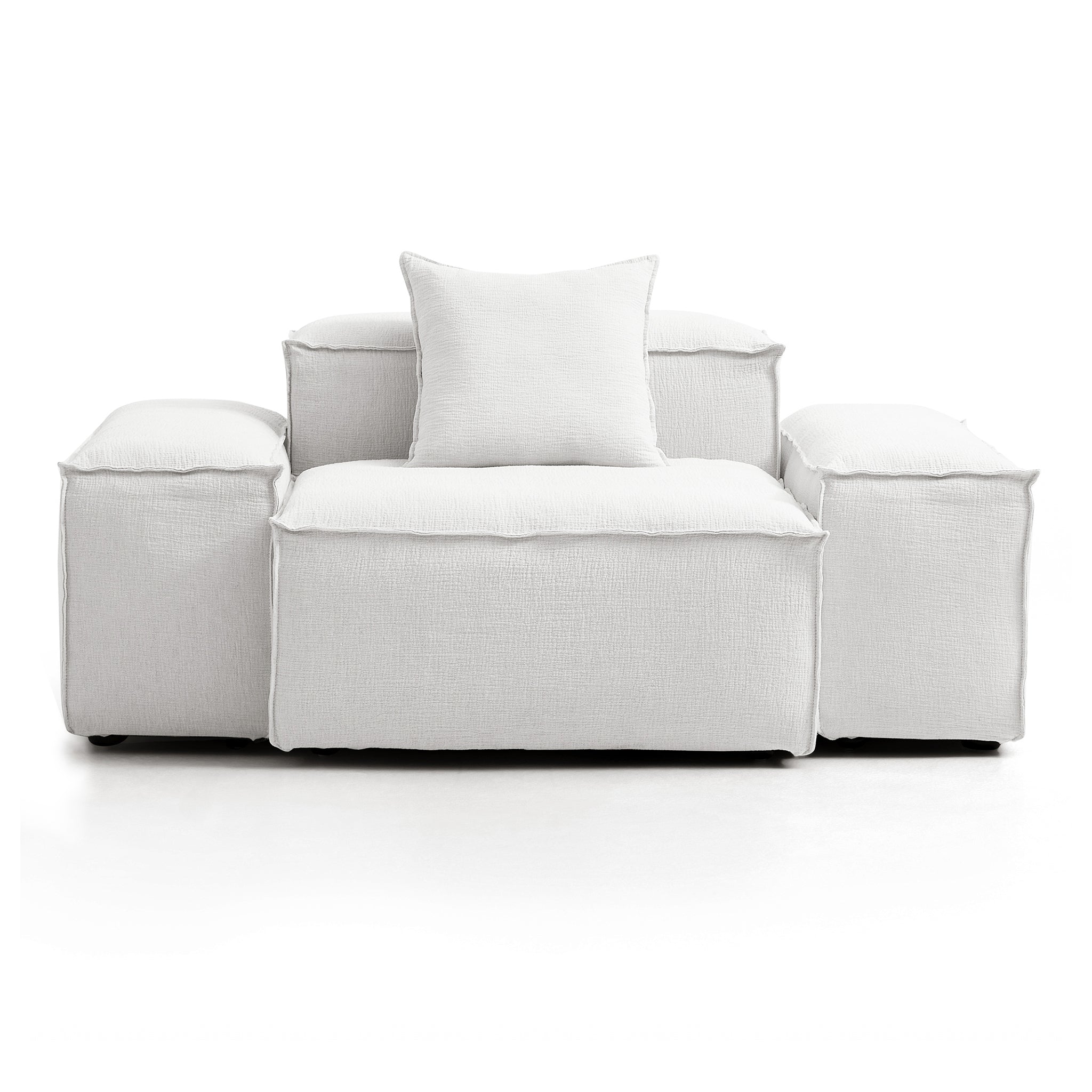 Fauteuil d'appoint modulaire Freedom kaki