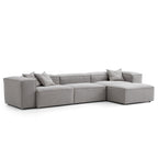 Canapé modulaire Freedom gris neuf avec pouf