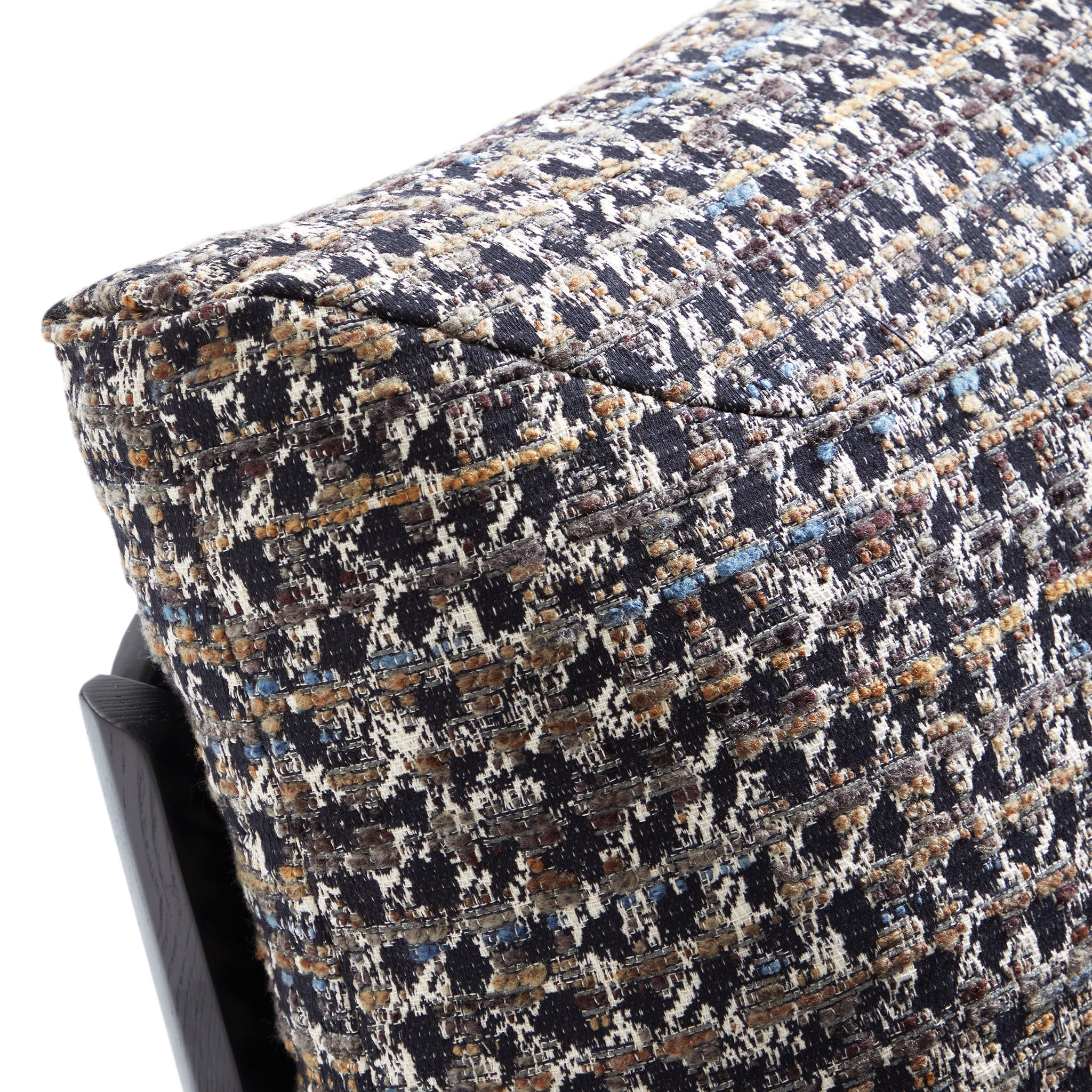 Chaise de loisirs minimaliste en lin et charbon de bois Gary Flax