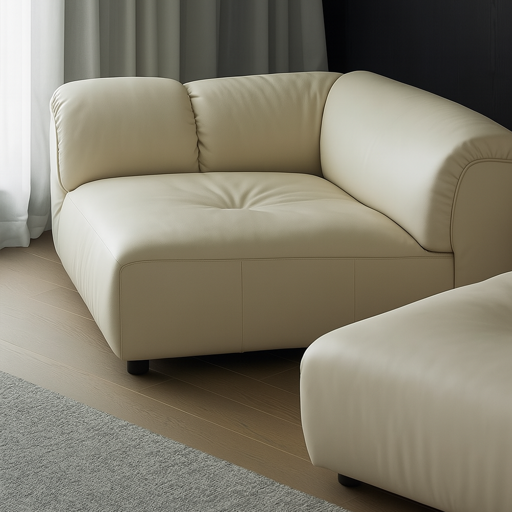 Canapé en cuir Lotta