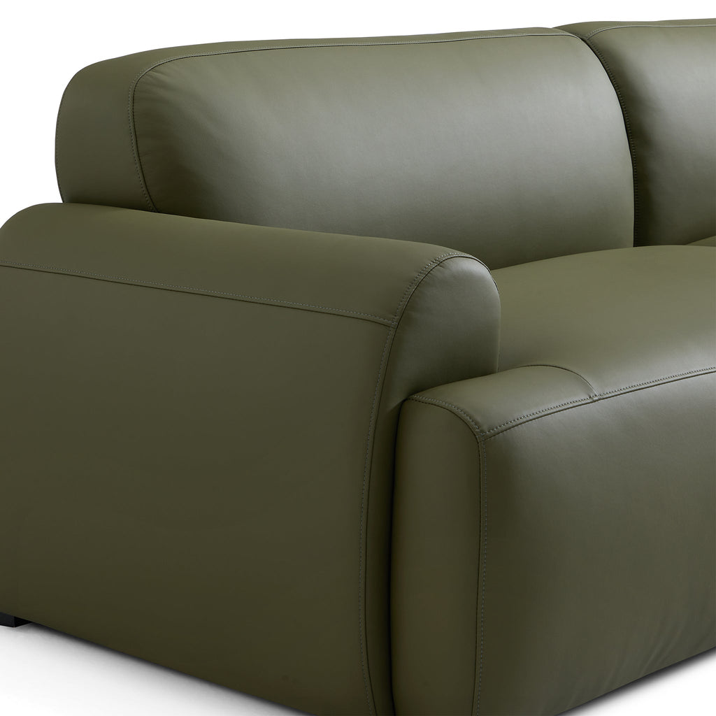 Canapé en cuir moderne Brenley