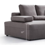 Composition Canapé Wabi-Sabi Gris