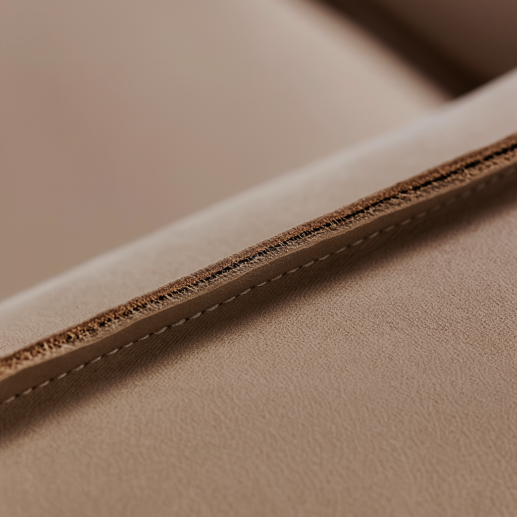 Canapé en cuir nubuck moderne Deacon