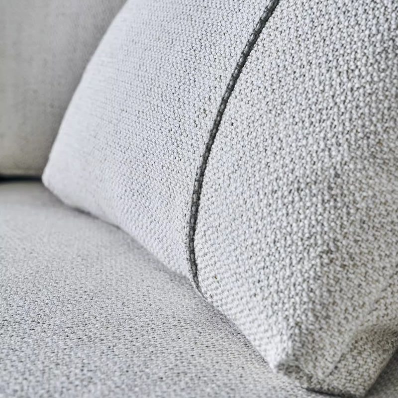 Canapé d'angle en tissu gris moderne Bel