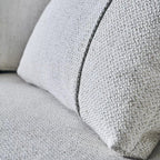 Canapé d'angle en tissu gris moderne Bel