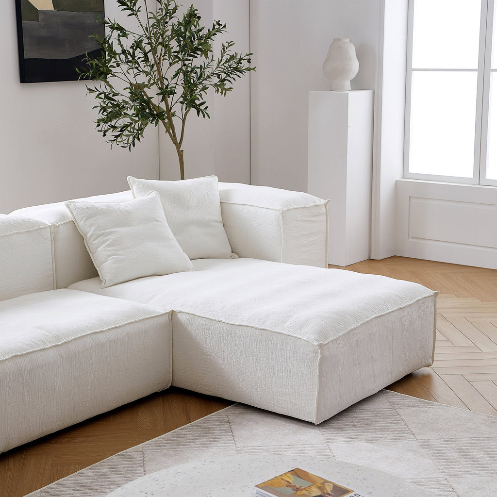 Canapé sectionnel double face Freedom Modular blanc