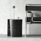 Table d'appoint ronde en marbre séraphique