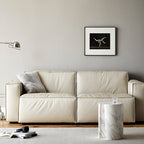 Table d'appoint ronde en marbre séraphique