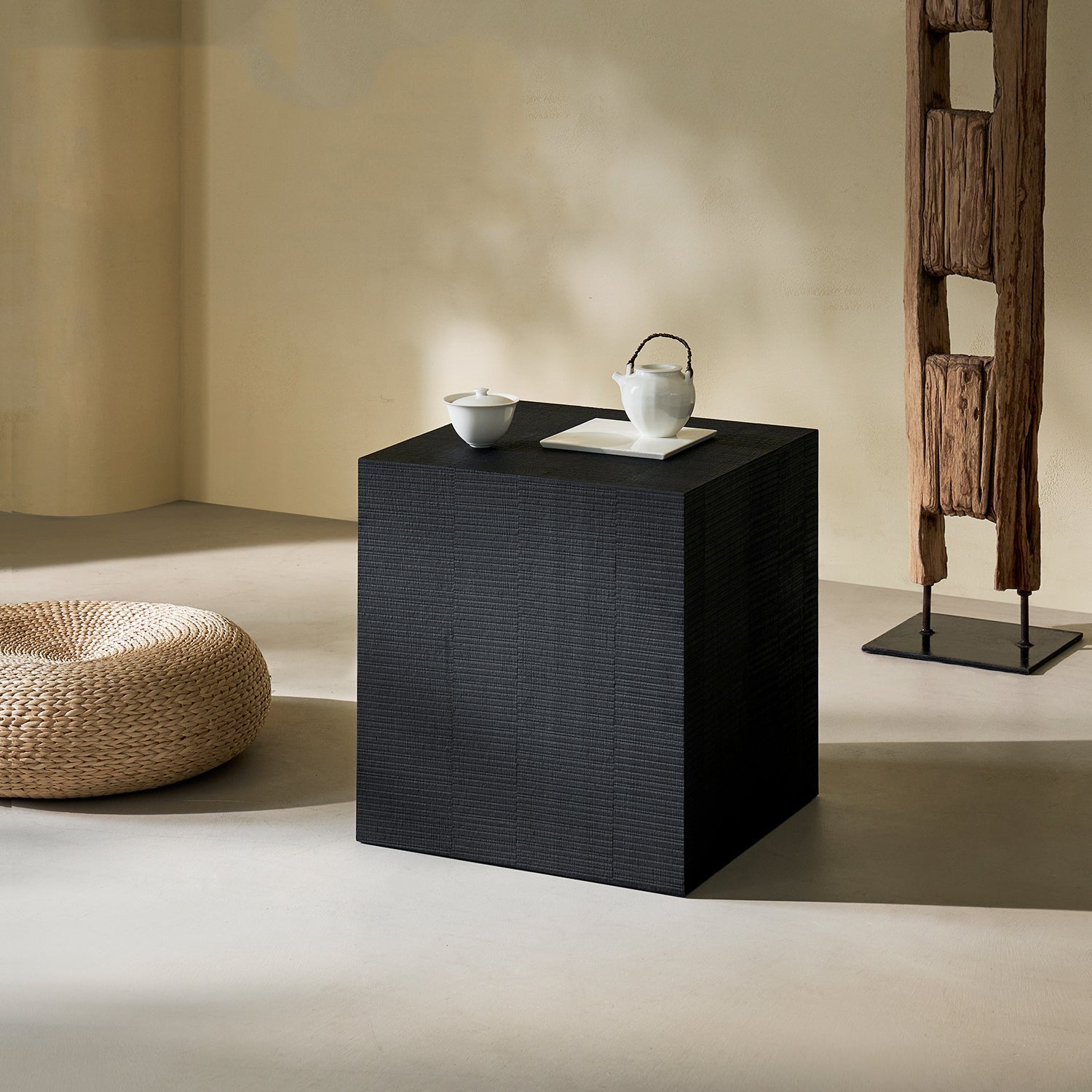 Table d'appoint Zenith Cube en chêne