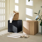 Table d'appoint Zenith Cube en chêne