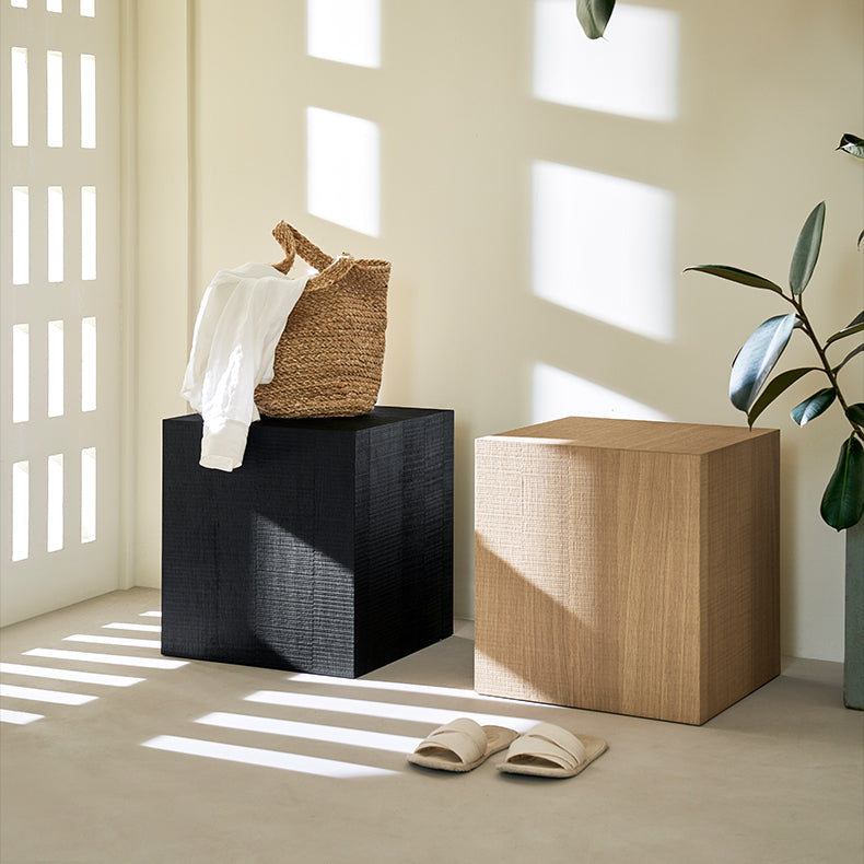 Table d'appoint Zenith Cube en chêne