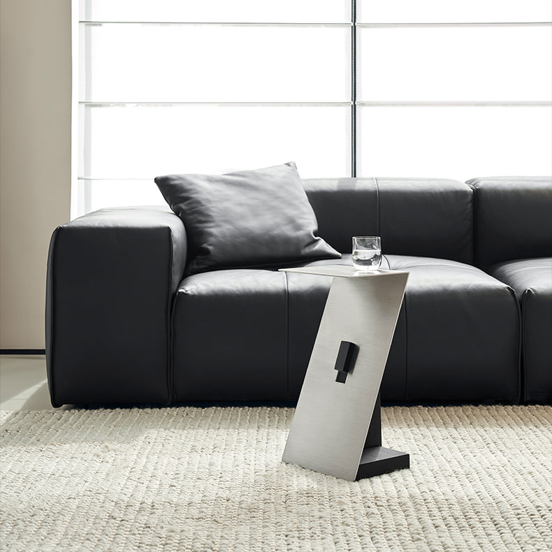 Table d'appoint en acier inoxydable Locke