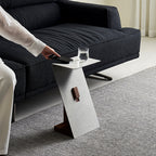 Table d'appoint en acier inoxydable Locke