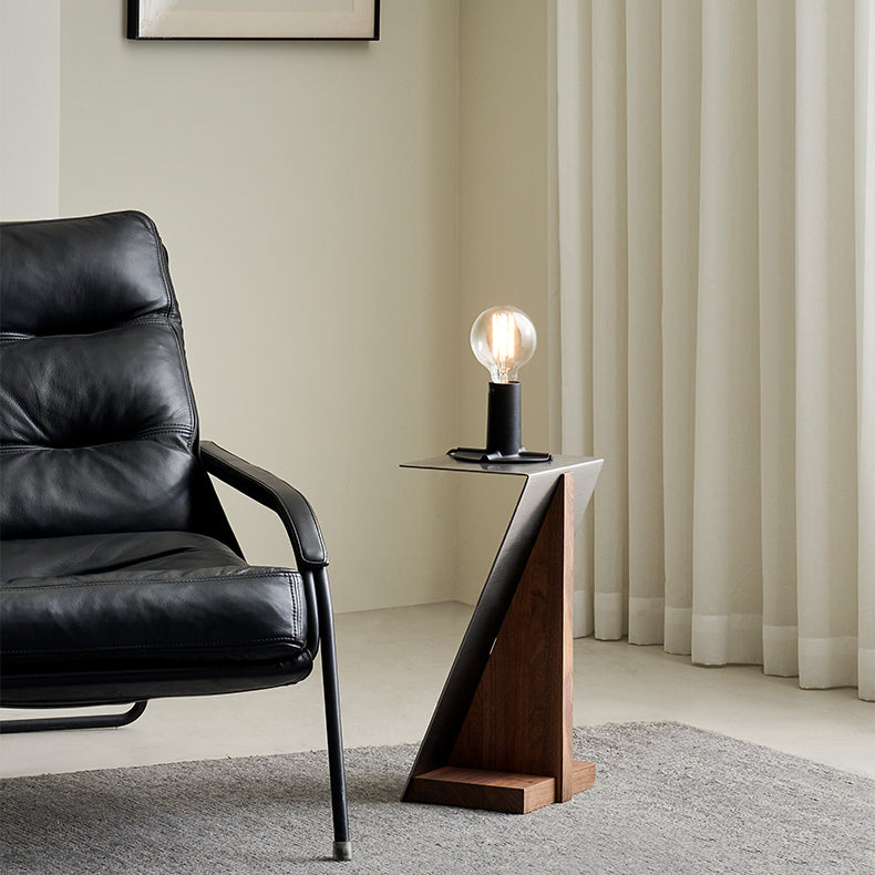 Table d'appoint en acier inoxydable Locke