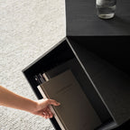 Table d'appoint en bois massif Polyhedron