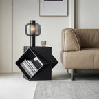 Table d'appoint en bois massif Polyhedron