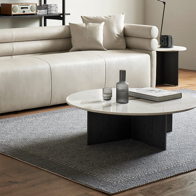 Ensemble de table basse ronde en origami