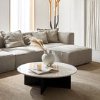 Ensemble de table basse ronde en origami