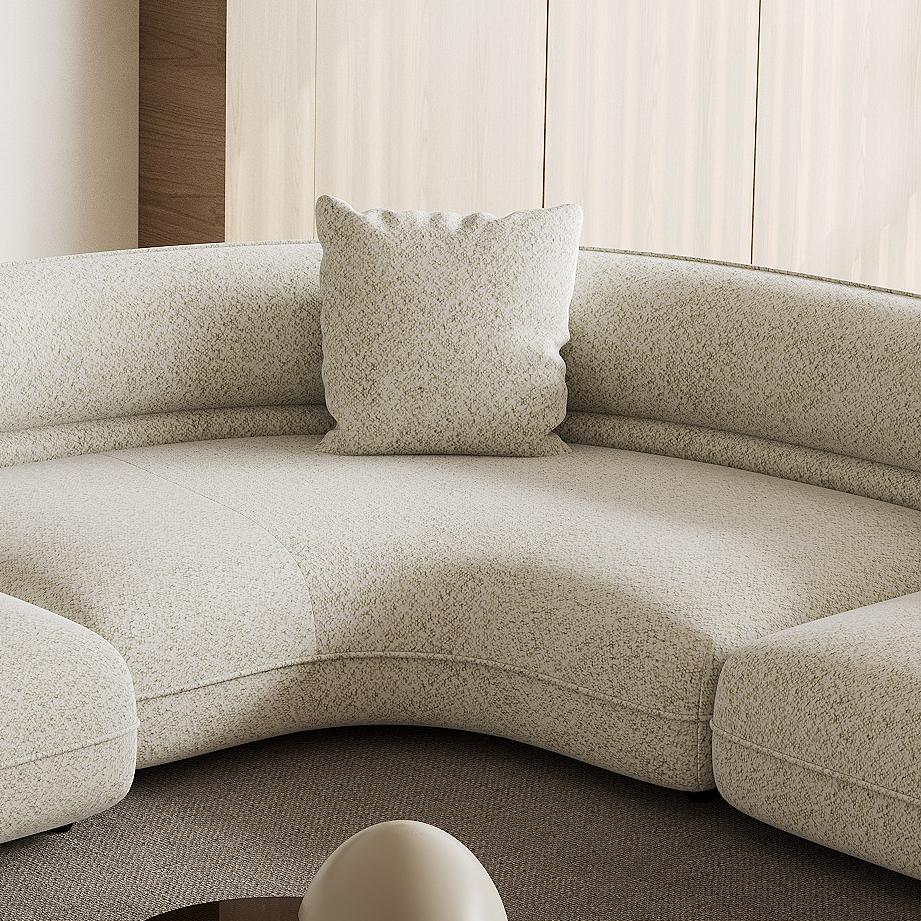 Canapé d'angle sectionnel minimaliste Prism