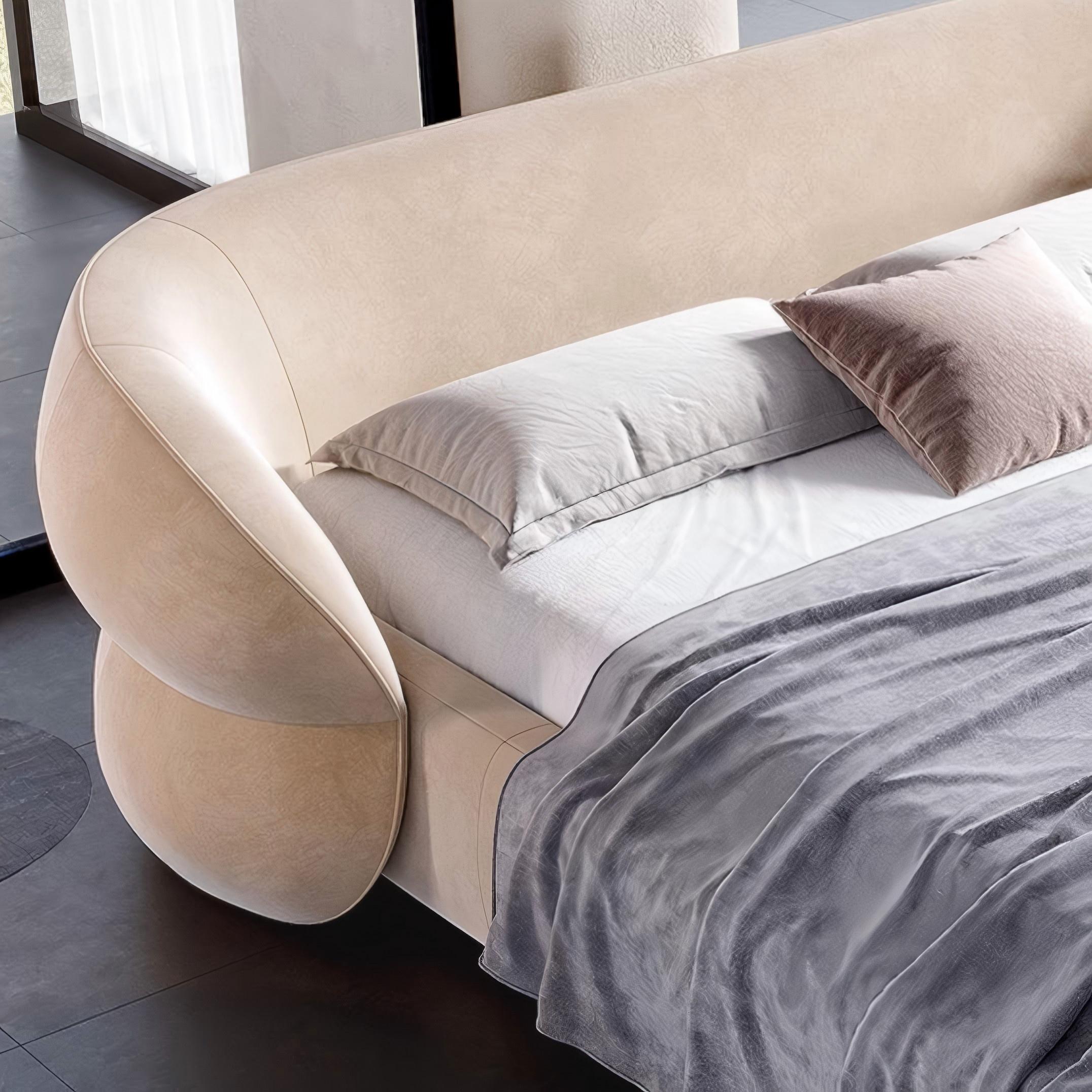 Lit de velours soufflé à l'avoine