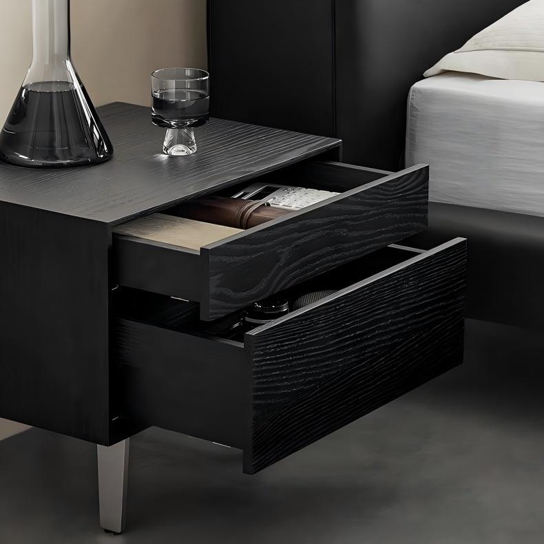 Table de chevet en bois Timber Trio