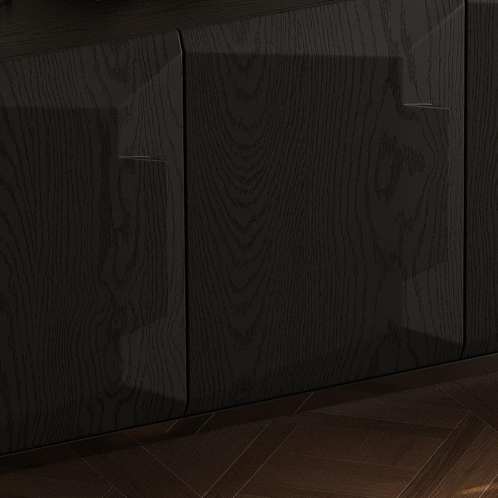 Buffet en bois massif noir Florence