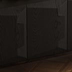 Buffet en bois massif noir Florence