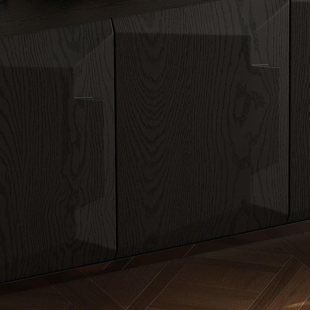 Buffet en bois massif noir Florence