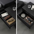 Table de chevet en bois Timber Trio