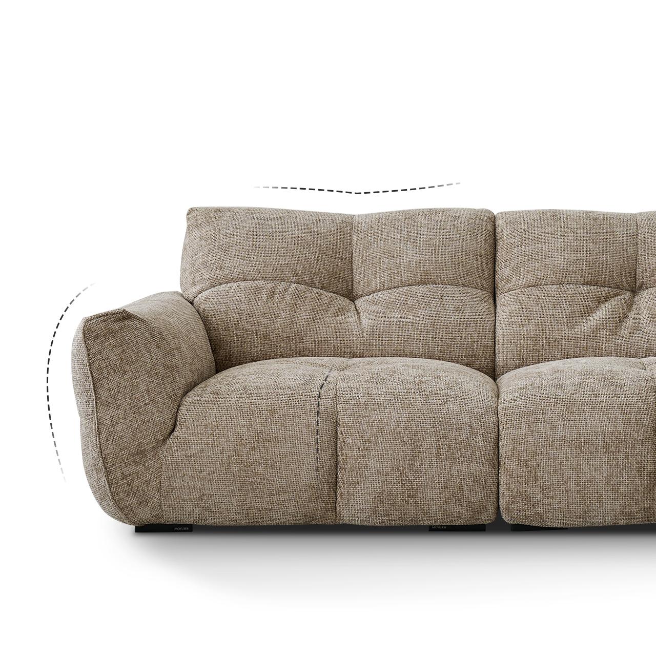 Canapé en tissu Cocoa Loaf