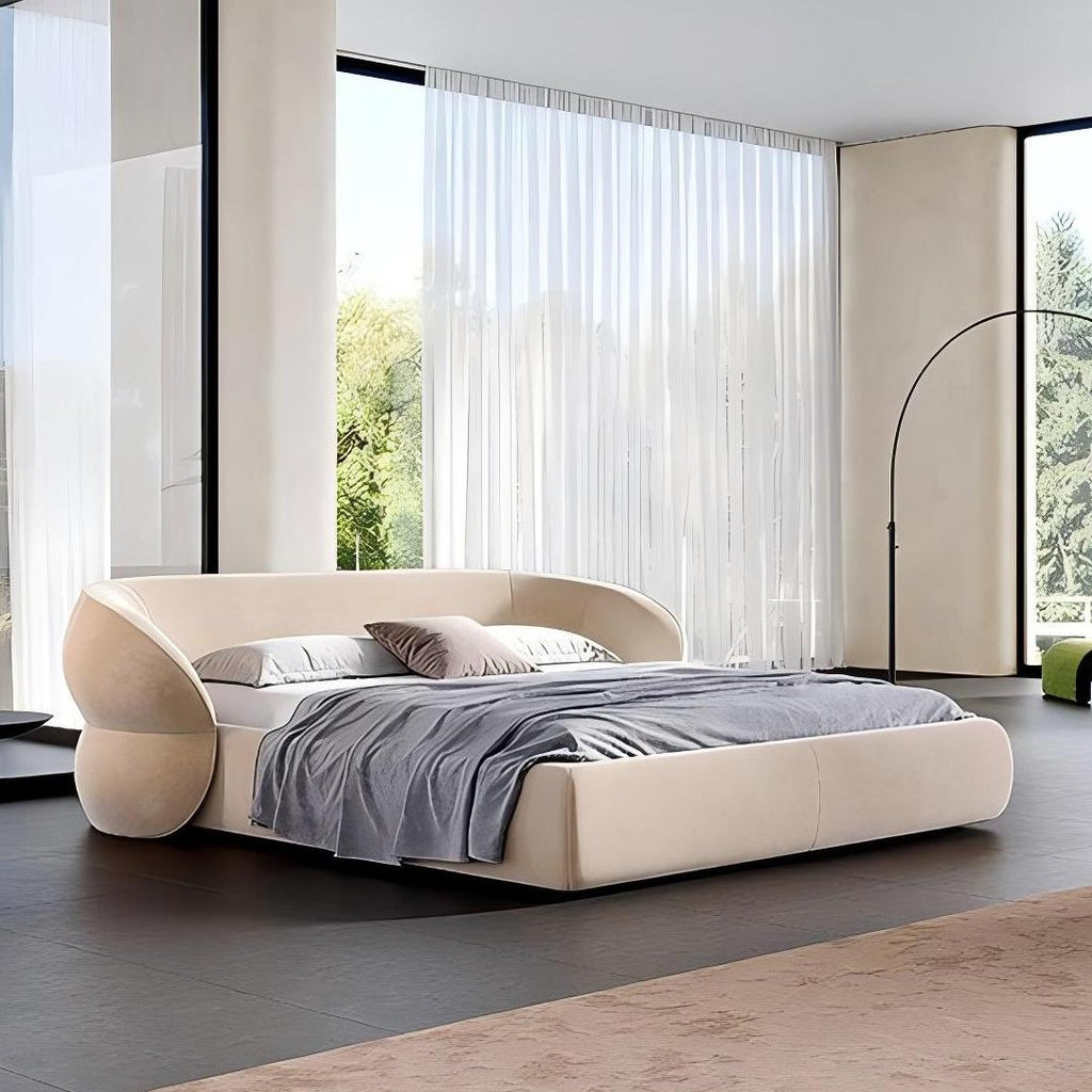 Lit de velours soufflé à l'avoine