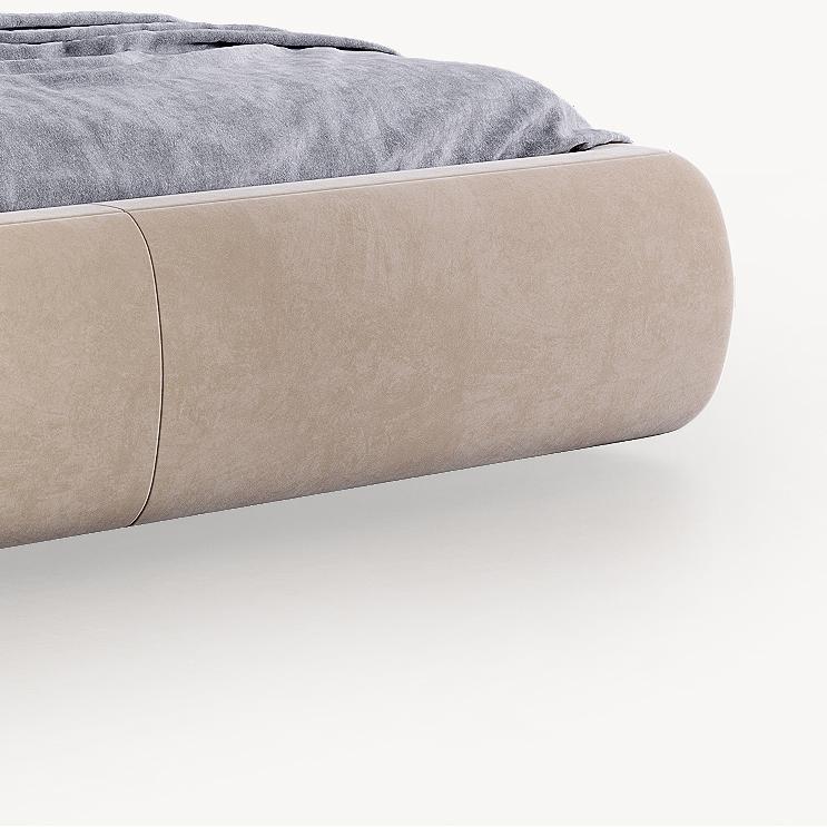 Lit de velours soufflé à l'avoine