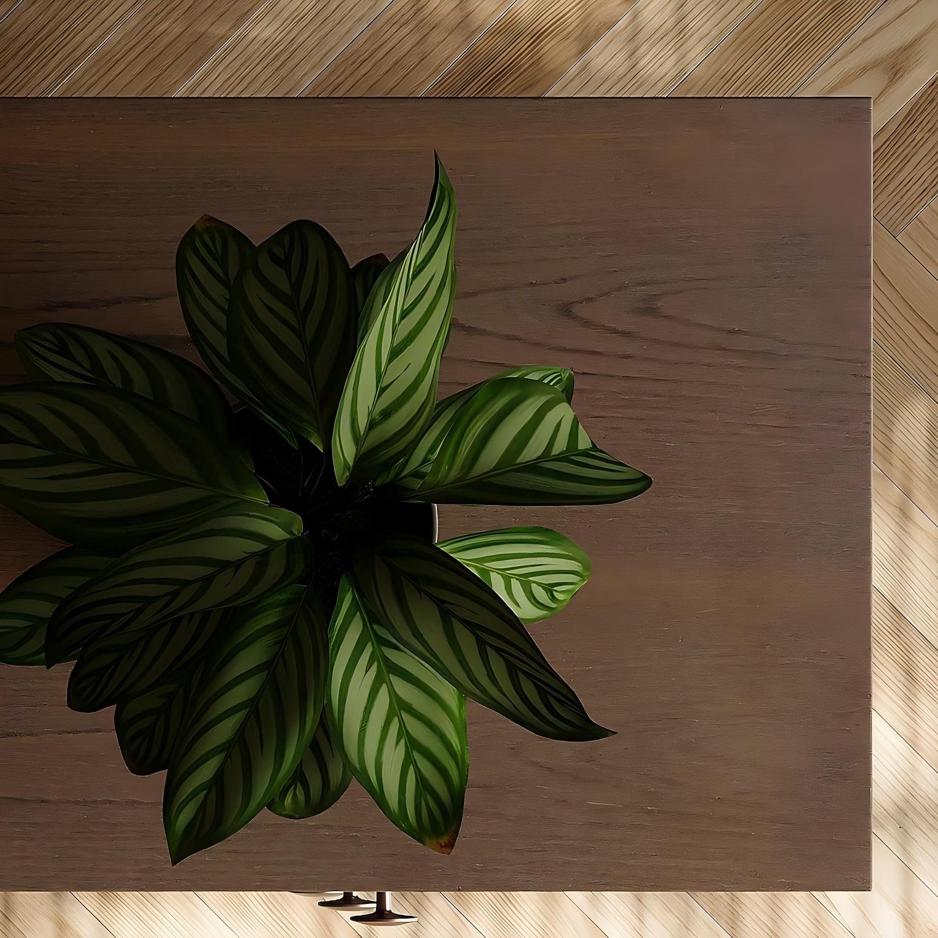 Buffet tissé en noyer foncé Arden