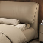 Lit en cuir Latte Bliss