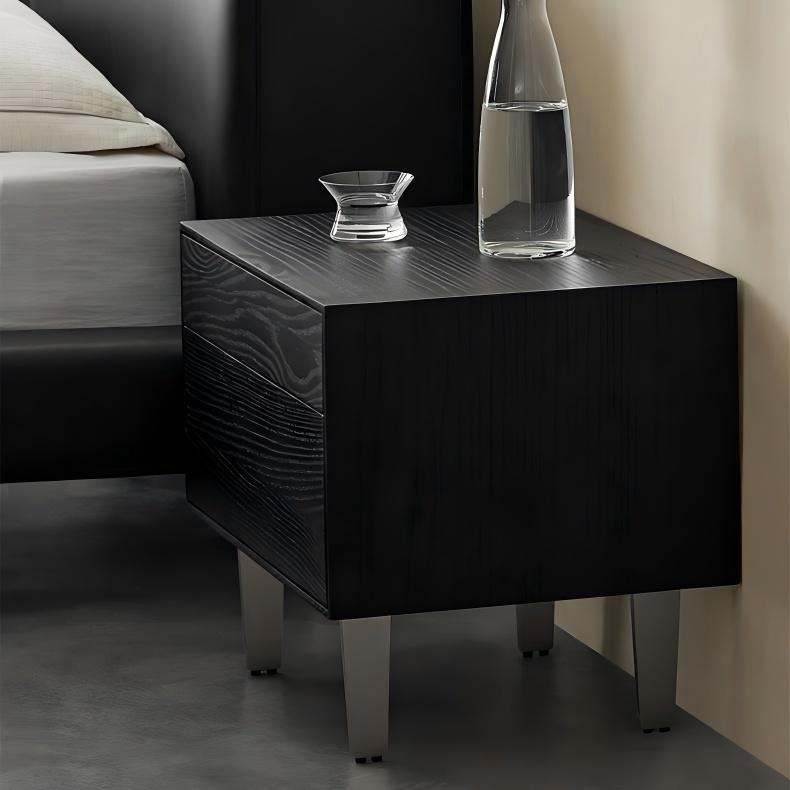 Table de chevet en bois Timber Trio