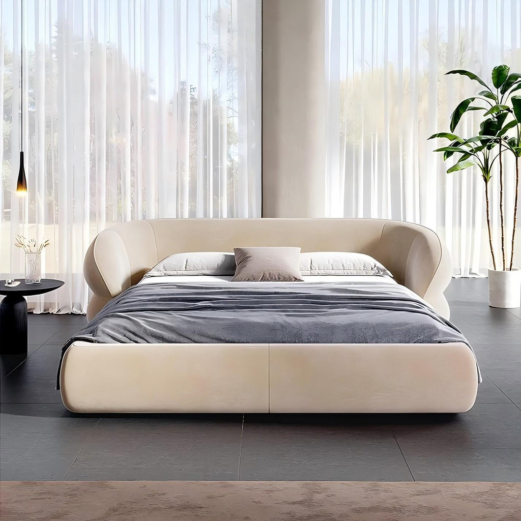 Lit de velours soufflé à l'avoine