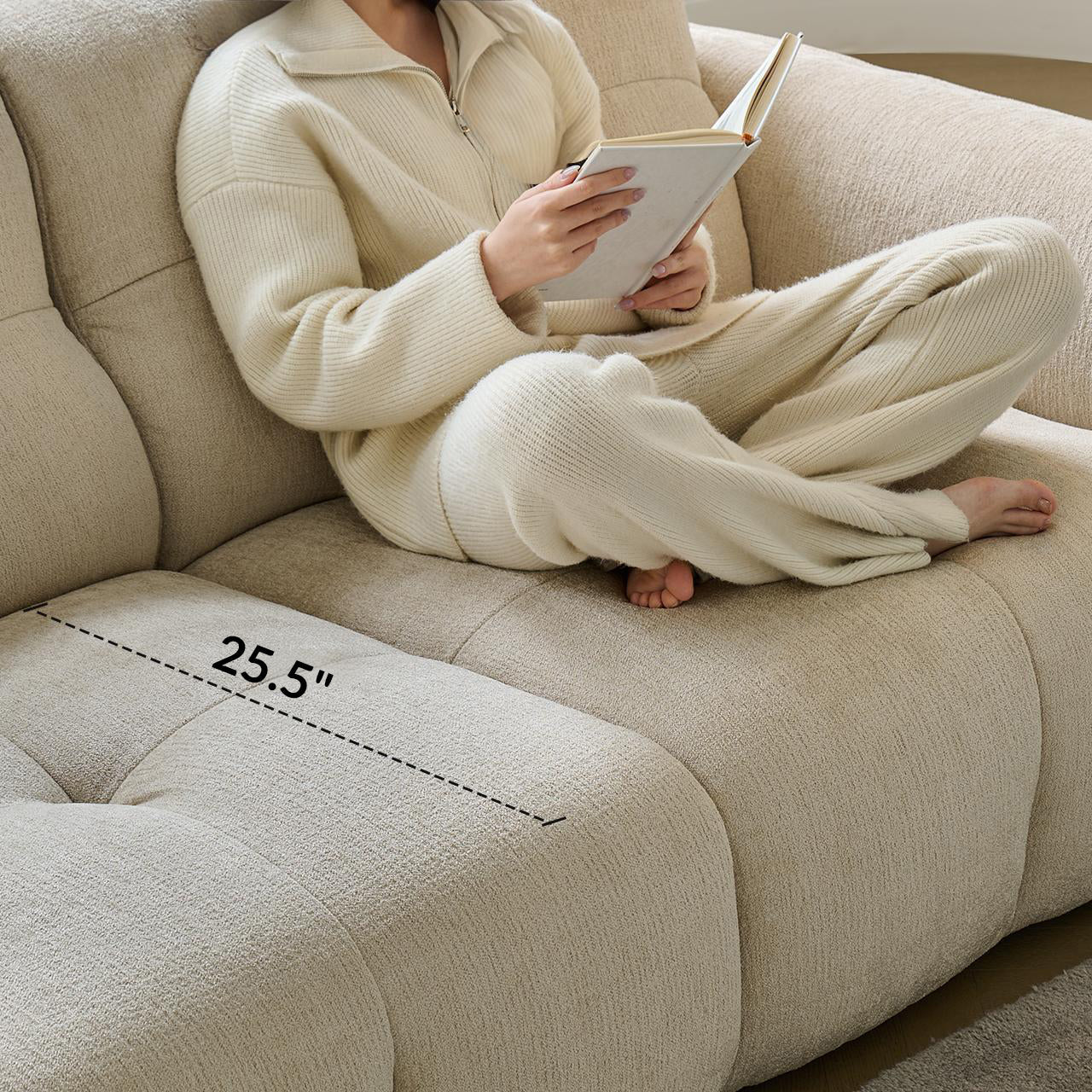 Canapé en tissu Cocoa Loaf