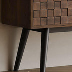 Buffet tissé en noyer foncé Arden