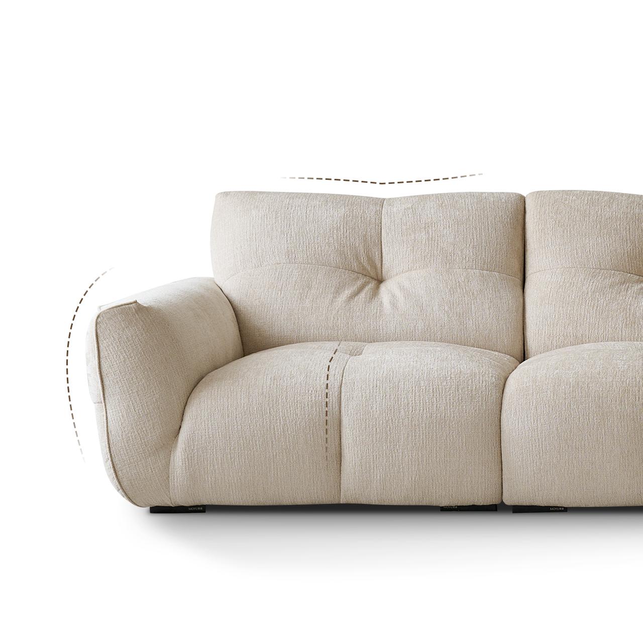Canapé en tissu Cocoa Loaf