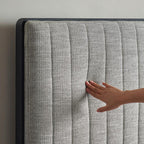 Lit en tissu à bords muffins