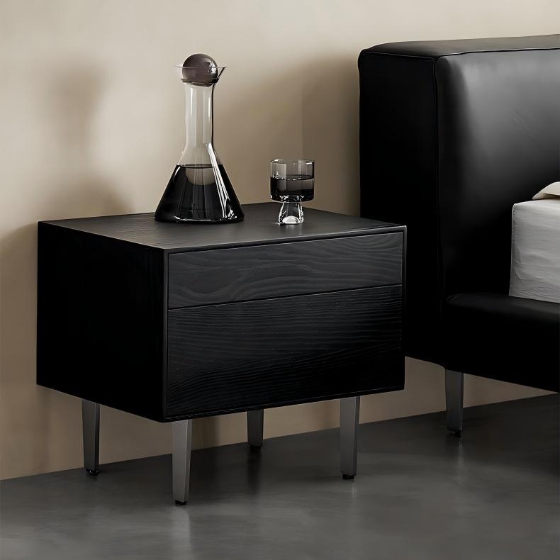 Table de chevet en bois Timber Trio