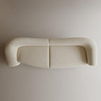 Canapé incurvé en velours haut de gamme Arcana