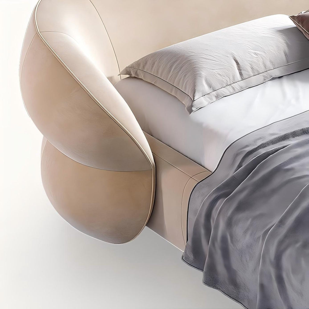 Lit de velours soufflé à l'avoine