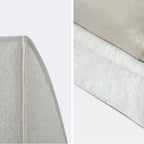 Lit en tissu doux Brioche