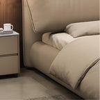 Lit en cuir Latte Bliss