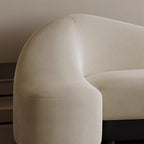 Canapé incurvé en velours haut de gamme Arcana